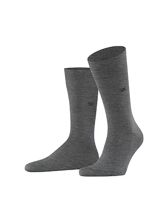 BURLINGTON | Herren Socken LEEDS 40-46 dark grey | 